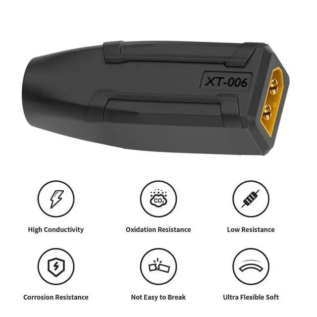 Alt view image 5 of 7 - xiwai XT60 Power Connector Male SC100 Protocol to DC 7.9x5.4mm Female Plug Fast Charging Adapter for RC Lipo Battery Quadcopter Multicopter Aeromodelling