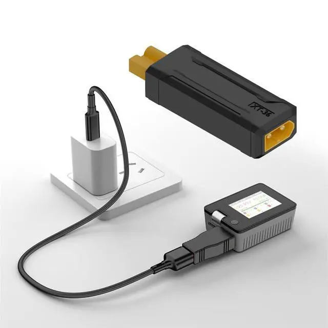 Alt view image 3 of 7 - XT30 Connector No Wires Male Protocol to XT30 Plug Female Fast Charging Adapter for RC Lipo Battery Quadcopter Multicopter Aeromodelling