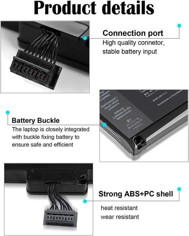 Alt view image 5 of 7 - A1322 A1278 Laptop Battery Compatible with MacBook Pro 13 inch A1278 (Mid 2012 Mid 2010 2009 Early 2011 & Late 2011) MB990LL/A MB991ll/A MC374LL/A MC700LL/A MD313LL/A MD314LL/A