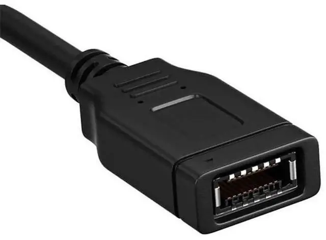 Alt view image 3 of 5 - Motherboard USB 2.0 to Type C Front Panel Cable, USB3.2 Gen 1 Header USB-C Front Panel Adapter Cable for New PC Case