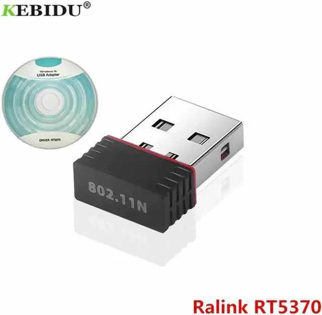 Alt view image 3 of 5 - RT5370 USB 2.0 WiFi Wireless Adapter 150Mbps Network Card 802.11 b/g/n 2.4GHz LAN Adapter High Quality
