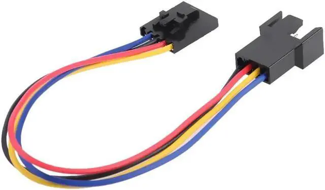 Alt view image 3 of 5 - 1 Pcs 5Pin to 4Pin Cooling Fan Connector Adapter 18cm Extension Cable Wire for Dell Styles 5 pin Latch Styles PC Laptop