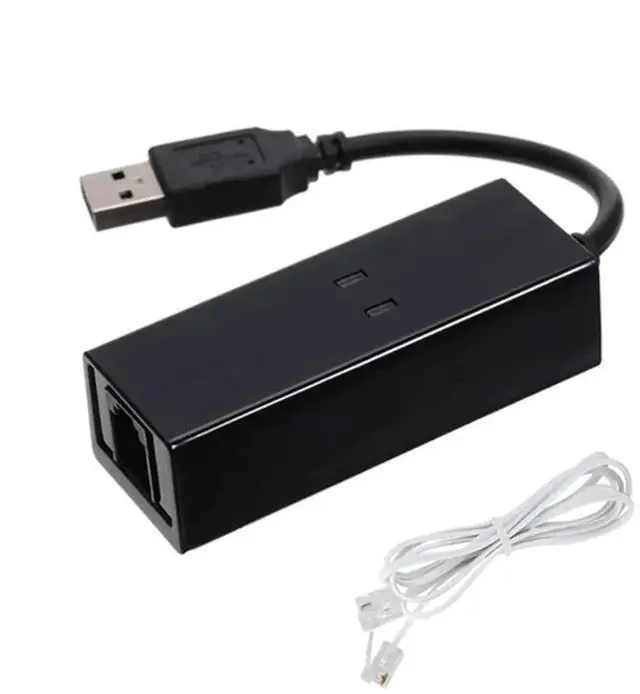 Main image of Fax Modem, USB2.0 56K External Modem Driver, Plug and Play USB Modem, Standard and Extended Commands (Dual Port)