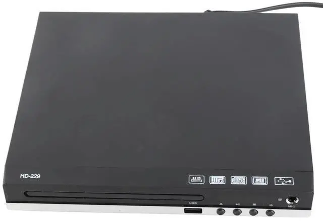 Alt view image 6 of 6 - Professional Home DVD Player DVD CD Disc Media Player Digital Multimedia Player U Disk Playback HD AV Output with Remote Control