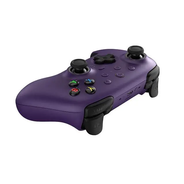 Alt view image 2 of 7 - 8BitDo Ultimate 2 Wireless Controller for Windows PC, Apple, Steam & Android, Gaming Controller with TMR Joysticks, Hall/Tactile Triggers, Motion Control, RGB Fire Ring, 1000Hz Polling Rate, Purple