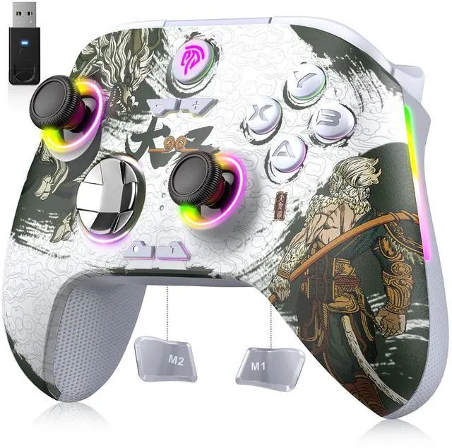 Main image of X15 PC Controller - Enhanced Wireless Bluetooth Controller with Hall Joysticks/Hall Triggers/RGB Lighting - No Stick Drift, No Dead Zone - Work for Windows PC, Android, Steam and Switch multi color