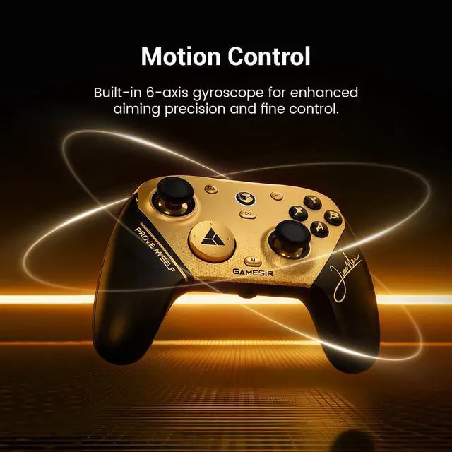 Alt view image 6 of 7 - G7 Pro 8K PC Wireless Gaming Controller, 8000Hz Polling Rate, Gen 2 TMR Joysticks, Hall Effect Triggers, 4 Programmable Buttons,Charging Dock, Esports Controller for FPS & Competitive Gaming