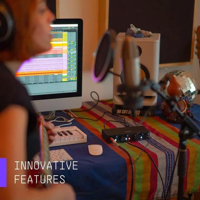 Alt view image 5 of 7 - MiniFuse 2 - Compact USB Audio & MIDI Interface with Creative Software for Recording, Production, Podcasting, Guitar - White | 2 Combo Xlr and Trs Preamps with 48V, 5-Pin Midi I and O, USB Hub, Loopb