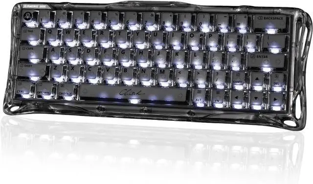 Main image of Mercury V60 Magnetic Gaming Keyboard, 8000Hz Polling Rate, Rapid Trigger Keyboard with Hall Effect Switches, 0.005mm Precision, Hot-Swappable, RGB, Wired for Windows/Mac