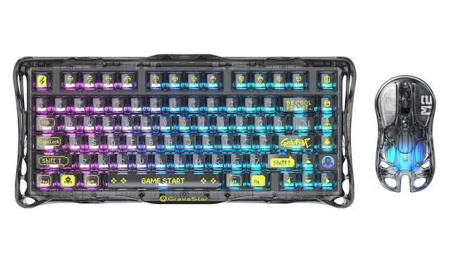 Main image of Mercury K1 Lite 75% Wireless Gaming Keyboard and Mercury M2 Wireless Gaming Mouse
