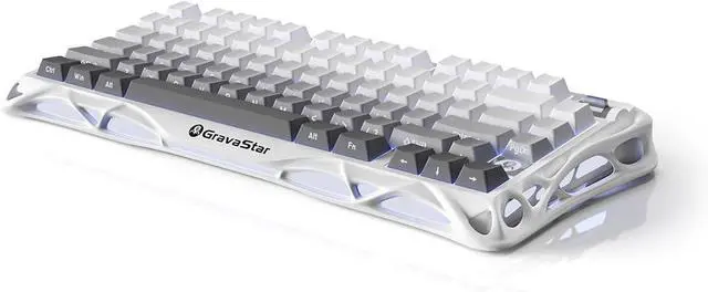 Alt view image 3 of 7 - Wrieless Gaming Keyboard and Mouse Set, 75 Mechanical Keyboard and Wireless Gaming Mouse, Magnesium Alloy