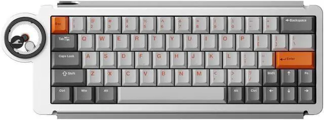 Main image of Ice Ring 63 RT HE Magnetic Wired Gaming Keyboard 0.1ms Low Latency 0.01 Precision Gaming Accessories Customized Driver and Lighting Effects Deepspace Titan Color Silver Orbit