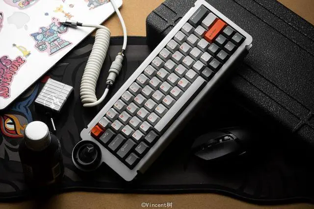 Alt view image 5 of 7 - Ice Ring 63 RT HE Magnetic Wired Gaming Keyboard 0.1ms Low Latency 0.01 Precision Gaming Accessories Customized Driver and Lighting Effects Deepspace Titan Color Silver Orbit