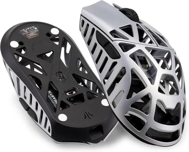 Alt view image 3 of 6 - Beast X Pro Ultra-Light 39g Magnesium Gaming Mouse, PAW3950 HS Sensor, 8K Polling Rate, 30000 DPI,OM & TTC Switches, Customizable Side Panels.