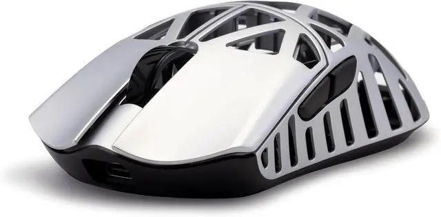 Alt view image 5 of 6 - Beast X Pro Ultra-Light 39g Magnesium Gaming Mouse, PAW3950 HS Sensor, 8K Polling Rate, 30000 DPI,OM & TTC Switches, Customizable Side Panels. Silver-TTC Switch-Side Slits
