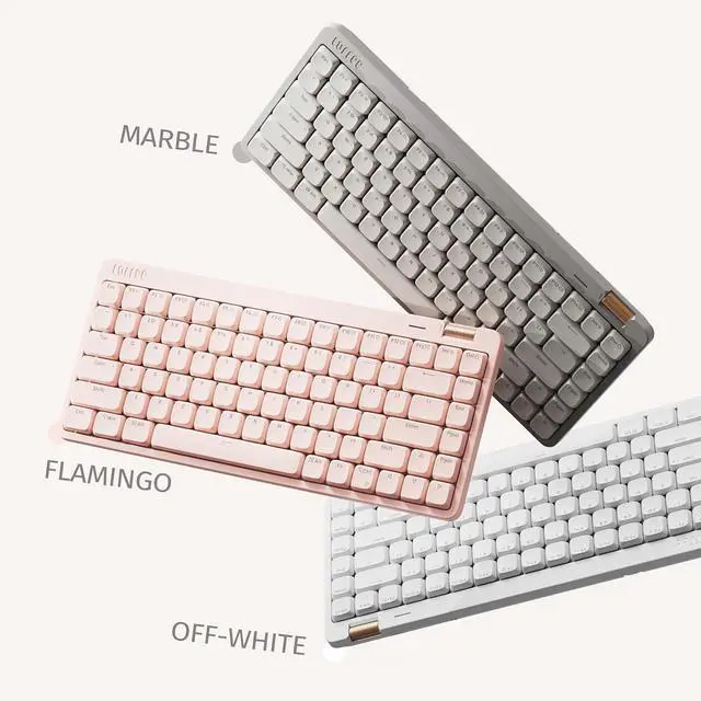 Alt view image 5 of 7 - Flow Lite 100 Keys Low Profile Mechanical Keyboard, Swappable Rechargeable Wireless Keyboard with 2.4G Receiver, Bluetooth and Wired Connection for Windows, Mac/ Specter Linear Switches
