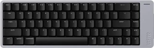 Main image of Flow2 Low-Profile Mechanical Keyboard, Aluminum Alloy with Pulse Tactile Switches, Rechargeable Wireless Keyboards with 3 Mode Connections for Windows, macOS Space Gray 68Keys