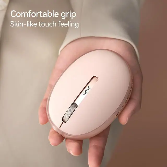 Alt view image 6 of 7 - Pudding Dual Mode Wireless Mouse with 5 Adjustable DPI Levels, Rechargeable, Office, for Windows, MacOS, iOS, Android, Compatible with PC, Mac, Laptop(Foundation)