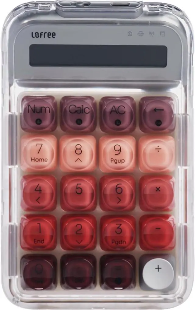 Main image of Lipstick-Style 3-Mode Wireless Mechanical Numpad - Bluetooth 5.2/2.4G Wireless/USB-C Wired, Adjustable White Backlit, Hot-Swappable Gateron Switches, Compatible with Mac/Windows/iOS/Android