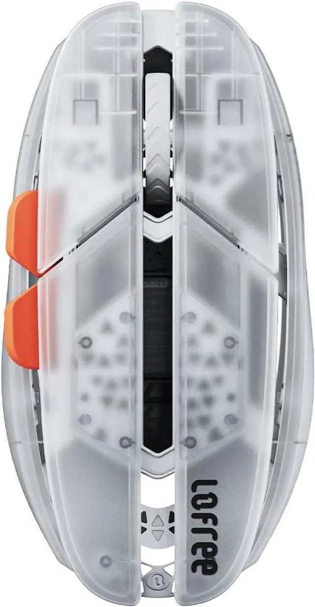 Main image of Hypace Ultra-Lightweight Wireless Gaming Mouse, 47g, PAW3950 Sensor, 40K DPI, 8K Polling Rate, Mg Alloy Frame, Tri-Mode(Bluetooth/2.4GHz/Wired), 100Hrs Battery for PC/Mac (Ghost)