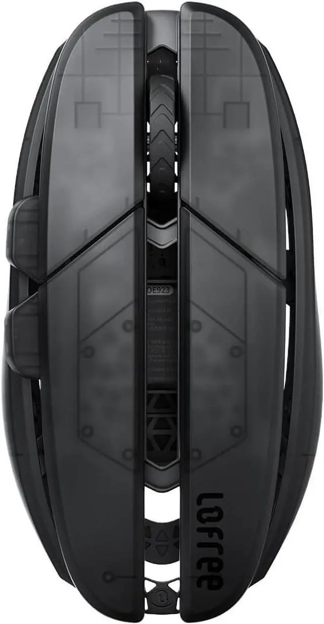 Main image of Hypace Ultra-Lightweight Wireless Gaming Mouse, 47g, PAW3950 Sensor, 40K DPI, 8K Polling Rate, Mg Alloy Frame, Tri-Mode(Bluetooth/2.4GHz/Wired), 100Hrs Battery for PC/Mac (Ghost) Jet Black