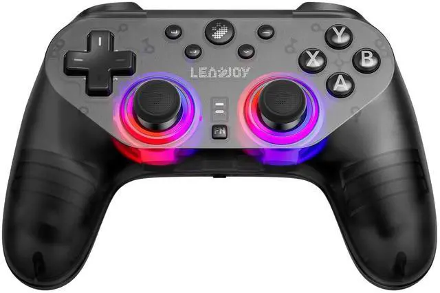 Main image of Plus Wireless Game Controller, TMR Joysticks, Hall Effect & Tactile Dual Triggers Gaming Controller, 1000Hz Polling Rate, RGB Lighting for PS4/Switch1/2/PC/Android/iOS, Black