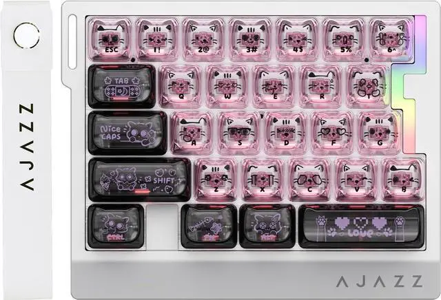 Main image of AK029 Magnetic Switch One Handed Gaming Keyboard, Hall Effect Rapid Trigger Mechanical Keypad with SOCD & DKS, 8KHz Polling Rate, 29 Keys Mini Ergonomic Gaming Keyboard for FPS Gamers, PC