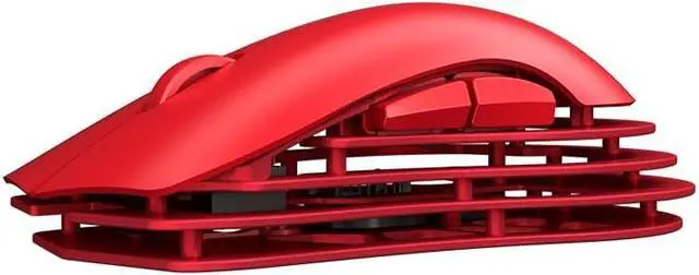 Alt view image 3 of 4 - M259 Magnesium Aluminum Alloy Mouse, BT/2.4G/USB-C Lightweight Mice Red