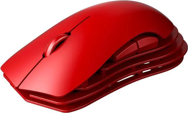 Main image of M259 Magnesium Aluminum Alloy Mouse, BT/2.4G/USB-C Lightweight Mice Red