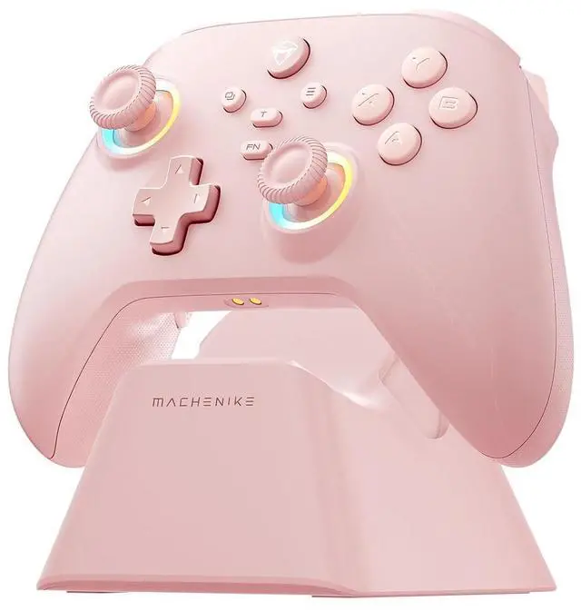 Main image of G3V2 Bluetooth Controller for Pc/Switch/Ios/Android, Hall Effect Joysticks, RGB Lighting Gaming Controller,2 Programmable Buttons,1000mah Battery With Charging Station