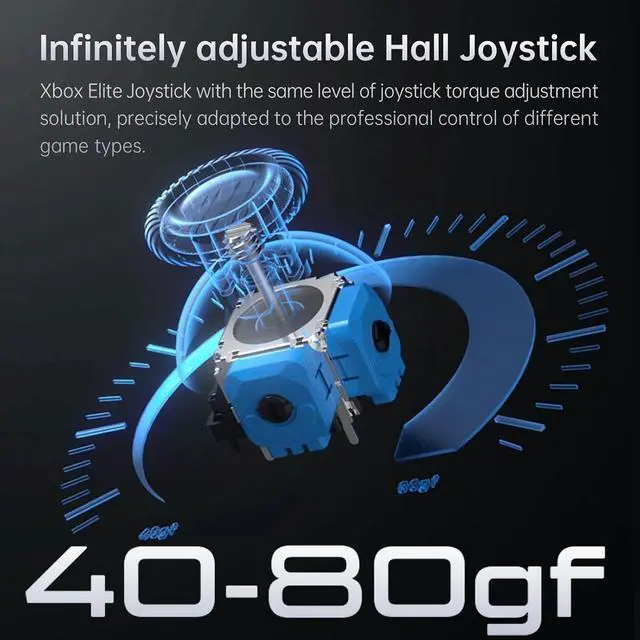 Alt view image 3 of 6 - G3V2 Bluetooth Controller for Pc/Switch/Ios/Android, Hall Effect Joysticks, RGB Lighting Gaming Controller,2 Programmable Buttons,1000mah Battery With Charging Station Black PE UG