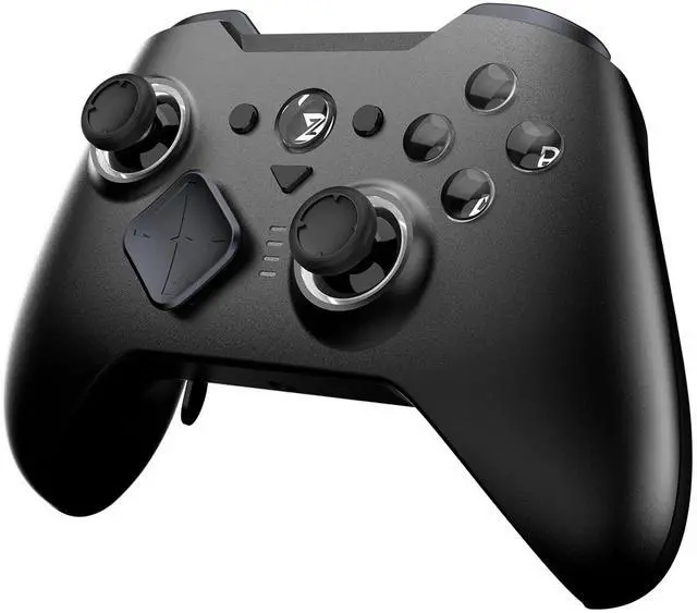 Main image of Wireless PC Controller Modular Design, Hall Effect Joysticks, Remappable Buttons, RGB & Audio Jack for Switch/Switch2, PC, Android, iOS & Steam Black