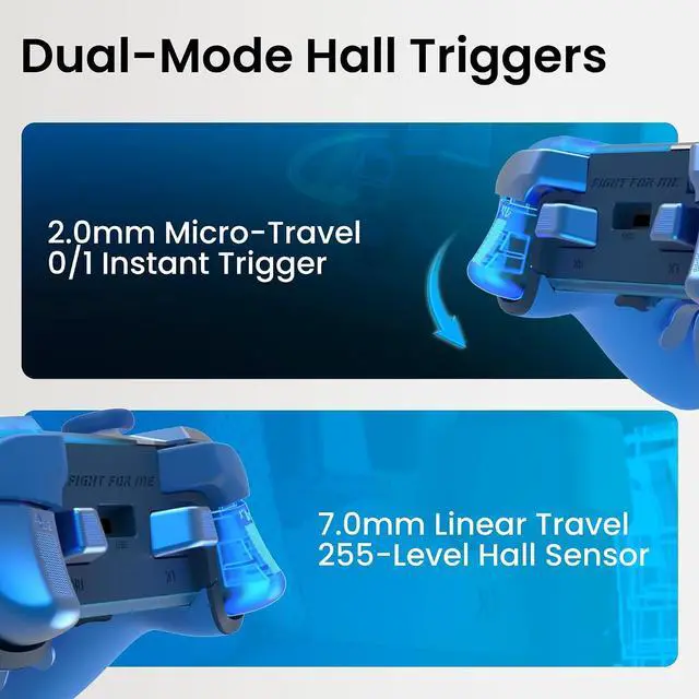 Alt view image 4 of 7 - Wireless PC Controller Modular Design, Hall Effect Joysticks, Remappable Buttons, RGB & Audio Jack for Switch/Switch2, PC, Android, iOS & Steam 11 Anniversary Edition