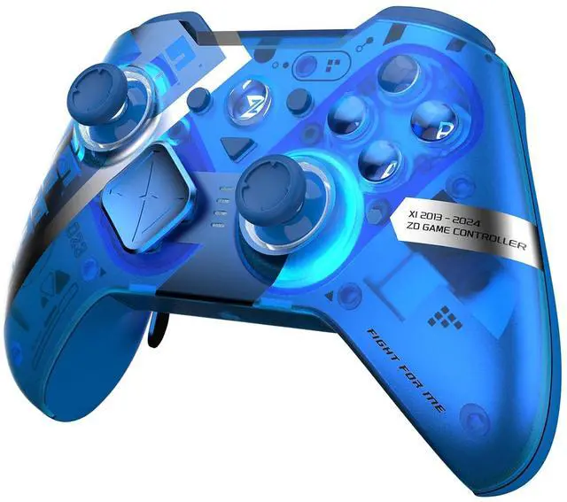 Main image of Wireless PC Controller Modular Design, Hall Effect Joysticks, Remappable Buttons, RGB & Audio Jack for Switch/Switch2, PC, Android, iOS & Steam 11 Anniversary Edition
