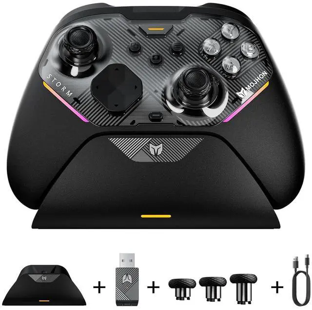 Main image of Storm(Gale2) Wireless PC Controller, Bluetooth Gaming Controller 2000Hz Polling Rate, Near-Zero Latency, TMR Sticks, Hall & Micro-switch Triggers, 16 Mechanical Buttons, 4 Customizable Back Paddles, f