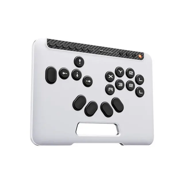 Alt view image 2 of 5 - Fight Master Leverless Controller for Switch 2/Switch/PC/iOS/Android, All-Button Hitbox Arcade Stick with Bluetooth/2.4G/Wired, Hot-Swappable Fast-Trigger Mechanical Switches, RGB Fight Stick