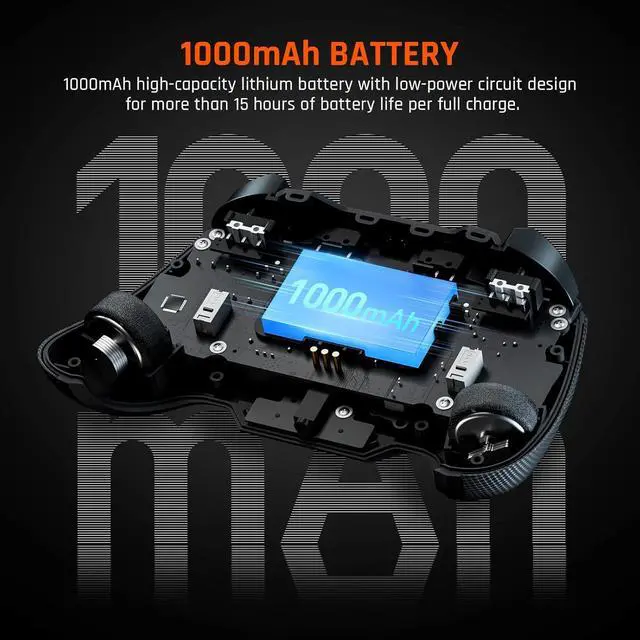 Alt view image 2 of 7 - Pc Gaming Controller,BIGBIG WON Nintendo Switch pro Controller for tears of the kingdom Game,6-Axis Gyro,one key Wake-up,Macro,Turbo, Dual Shock, Custom Buttons,RGB Light for pc/switch lite/PS4