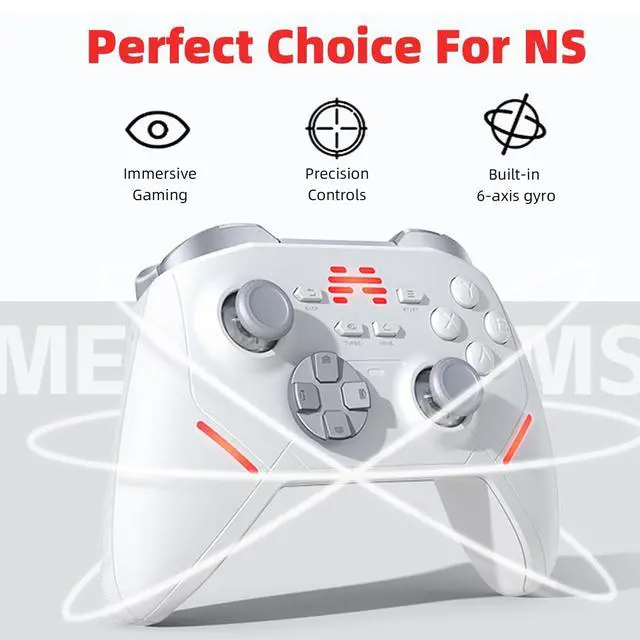 Alt view image 4 of 7 - KP40 Multi-Platform Wireless Controller, Dual TMR Joysticks, 3-Mode TMR Triggers, Omnidirectional D-Pad, Compatible with Switch/PC/iOS/Android/Steam BEITONG KP20 With Charging Tower