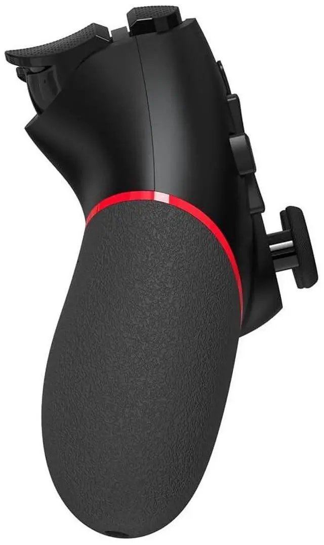 Alt view image 2 of 4 - Wireless Controller with Hall Joystick for PS4,Pro,Slim - Wireless Controller with Built-in Speakers/Precise Joysticks/Turbo/Advanced Buttons Programming, and 1000mAh Rechargeable Battery Black Red