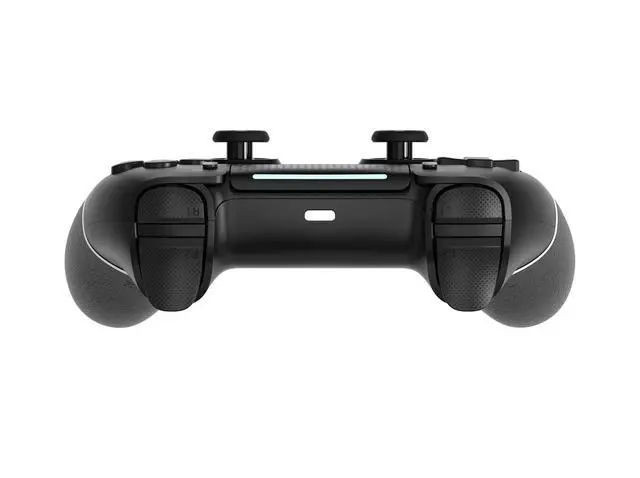 Alt view image 3 of 4 - Wireless Controller with Hall Joystick for PS4,Pro,Slim - Wireless Controller with Built-in Speakers/Precise Joysticks/Turbo/Advanced Buttons Programming, and 1000mAh Rechargeable Battery Black White
