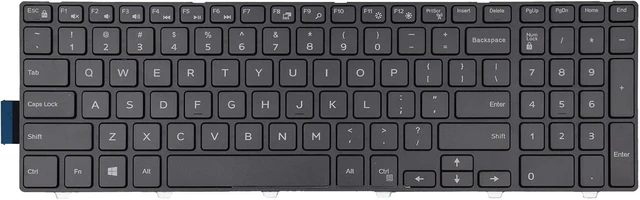 Alt view image 3 of 6 - Laptop Replacement Keyboard with Frame Compatible with 15 3000 5000 3541 3542 3543 3551 3552 3558 3593 3567 5542 5545 5547 5755 5551 5558 5552 5758 5759 5559 Laptop NO Backlight