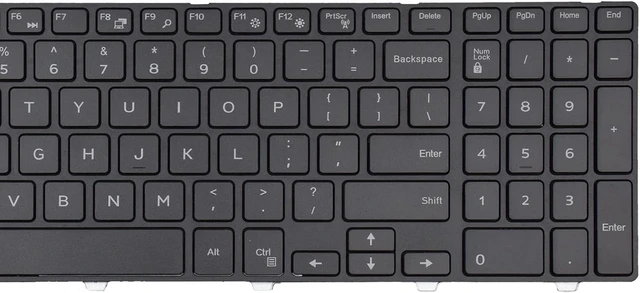 Alt view image 6 of 6 - Laptop Replacement Keyboard with Frame Compatible with 15 3000 5000 3541 3542 3543 3551 3552 3558 3593 3567 5542 5545 5547 5755 5551 5558 5552 5758 5759 5559 Laptop NO Backlight