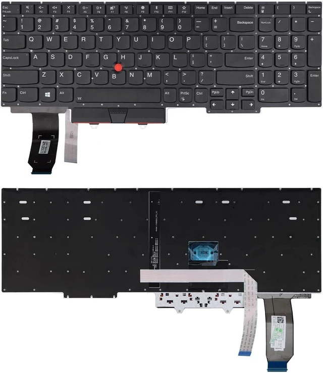 Main image of Replacement Keyboard Compatible with Lenovo IBM Thinkpad E15 2019 Gen 1 20RD 20RE, E15 2020 Gen 2, E15 2021 Gen 3 Thinkpad E15 2022 Gen 4, with Pointer and Backlight