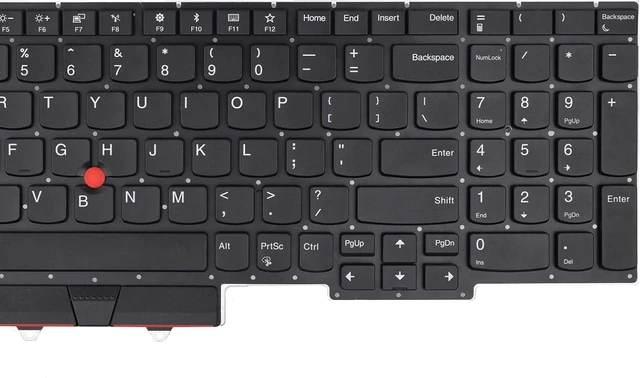 Alt view image 2 of 6 - Replacement Keyboard Compatible with Lenovo IBM Thinkpad E15 2019 Gen 1 20RD 20RE, E15 2020 Gen 2, E15 2021 Gen 3 Thinkpad E15 2022 Gen 4, with Pointer and Backlight