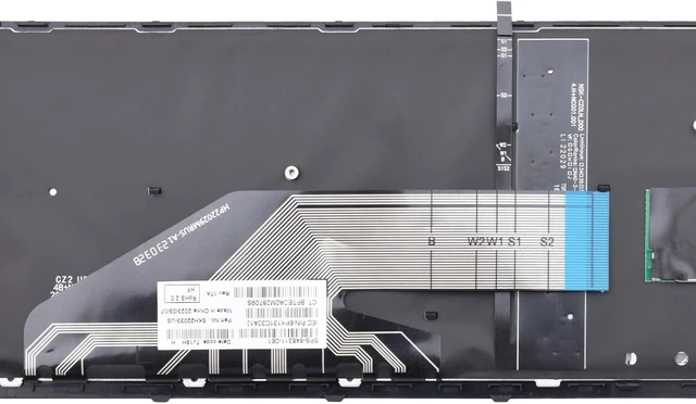 Alt view image 5 of 7 - Replacement Keyboard Compatible with New Replacement Keyboard for HP Zbook 15 G3 G4 Zbook 17 G3 G4 Backlit Pointer US 848311-001 PK131C31A00