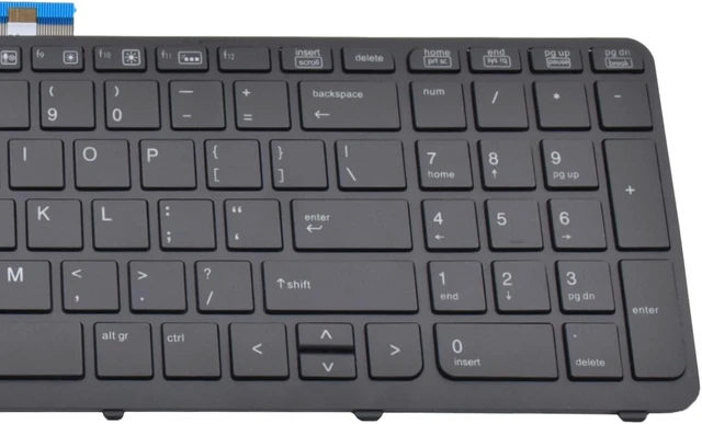 Alt view image 4 of 7 - Replacement Keyboard Compatible with HP ZBOOK 15 G1 ZBOOK 15 G2 ZBOOK 17 G1 ZBOOK 17 G2 Series (with Backlight,No Pointer)