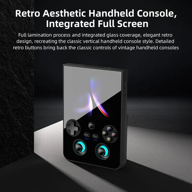 Alt view image 6 of 7 - RG477V Retro Handheld Game Console , 4.7 Inch Touch Screen Android 14 System Support WiFi 6E Bluetooth 5.3 Dimensity 8300 Processor 8+128GB(Black)