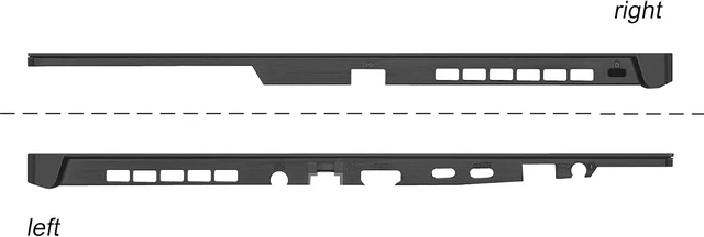 Alt view image 7 of 7 - Palmrest Keyboard Compatible with ASUS TUF Gaming FX707 / FA707
Dual Air Outlet Vents, RGB Backlit US Keyboard, Transparent WASD Keys, FX707V FX707Z FA707N FA707R, 90NR0901-R31US1
