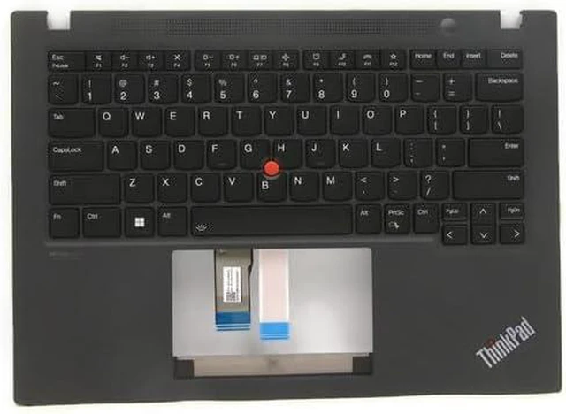 Main image of New Genuine Palmrest with US Backlit Keyboard for Lenovo Thinkpad T14s Gen 3 (21BR 21BS) Palmrest with US Backlit Keyboard 5M11G27188