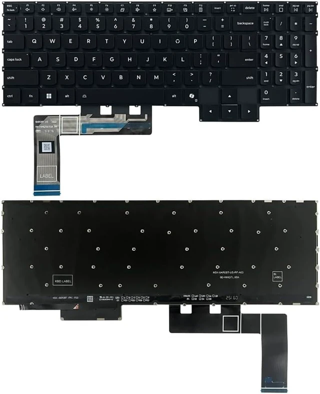 Main image of Laptop Keyboard for Lenovo Legion 5 16IAX10 83NX English US with White Backlit New